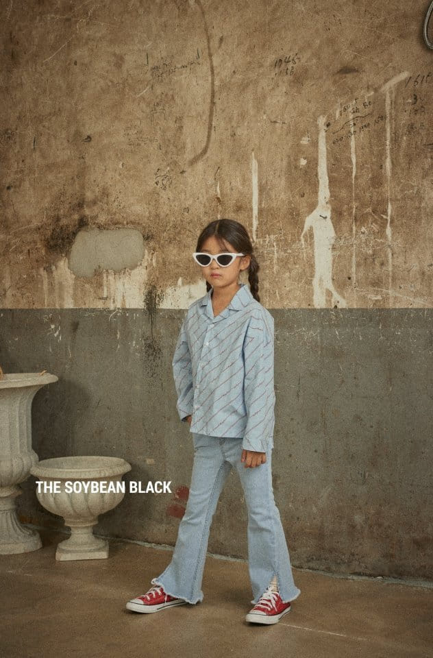 SOYBEAN - Korean Children Fashion - #Kfashion4kids - Retro Open Shirt