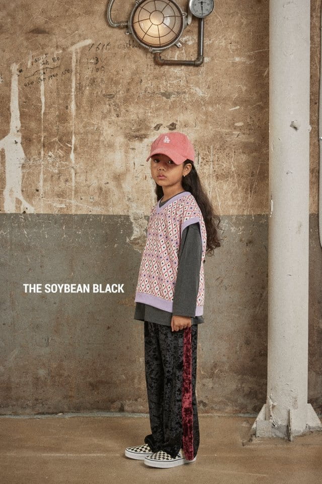 SOYBEAN - Korean Children Fashion - #Kfashion4kids - Argyle Knit Vest