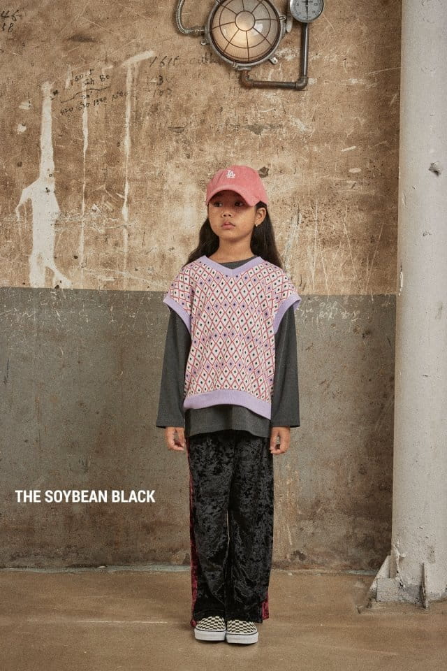 SOYBEAN - Korean Children Fashion - #Kfashion4kids - Argyle Knit Vest - 2