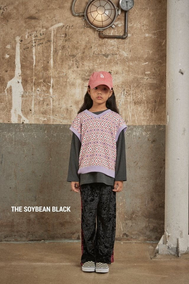 SOYBEAN - Korean Children Fashion - #Kfashion4kids - Argyle Knit Vest - 3