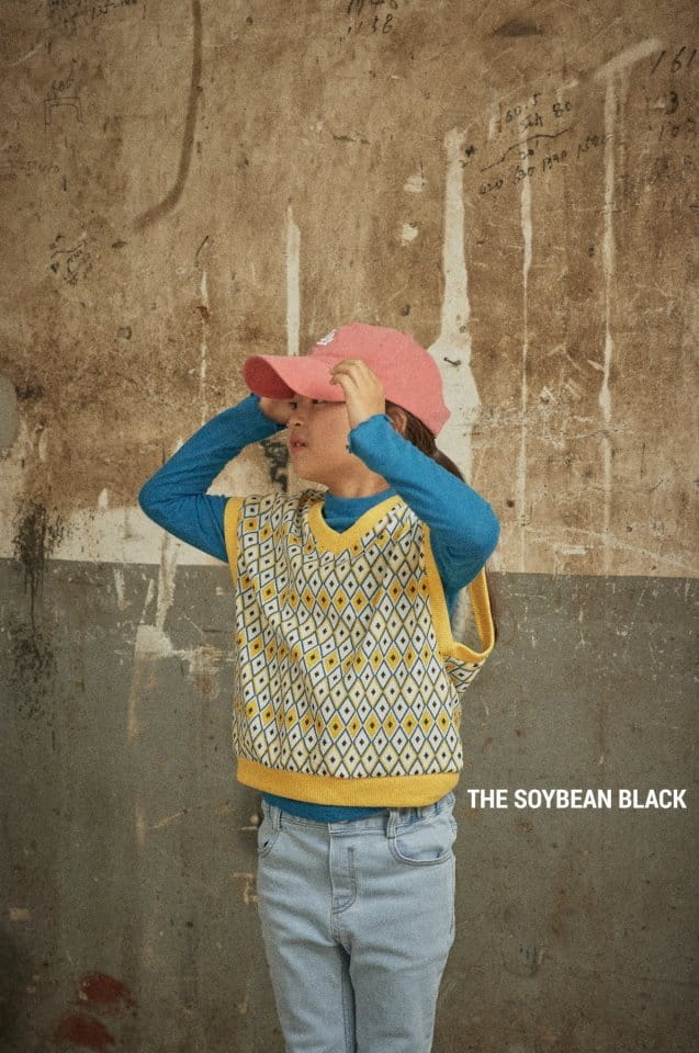 SOYBEAN - Korean Children Fashion - #Kfashion4kids - Argyle Knit Vest - 7