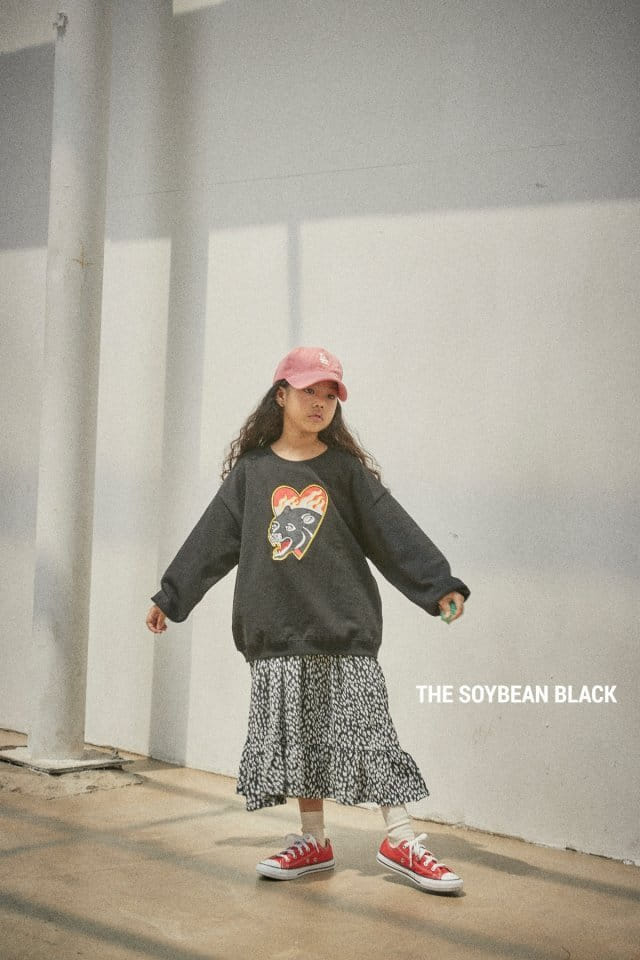 SOYBEAN - Korean Children Fashion - #Kfashion4kids - Panther Sweatshirt - 9