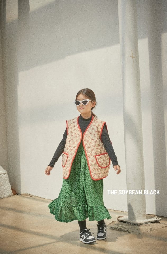 SOYBEAN - Korean Children Fashion - #Kfashion4kids - Loosefit Boxy Quilting Vest - 4
