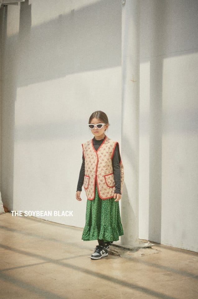 SOYBEAN - Korean Children Fashion - #Kfashion4kids - Loosefit Boxy Quilting Vest - 7