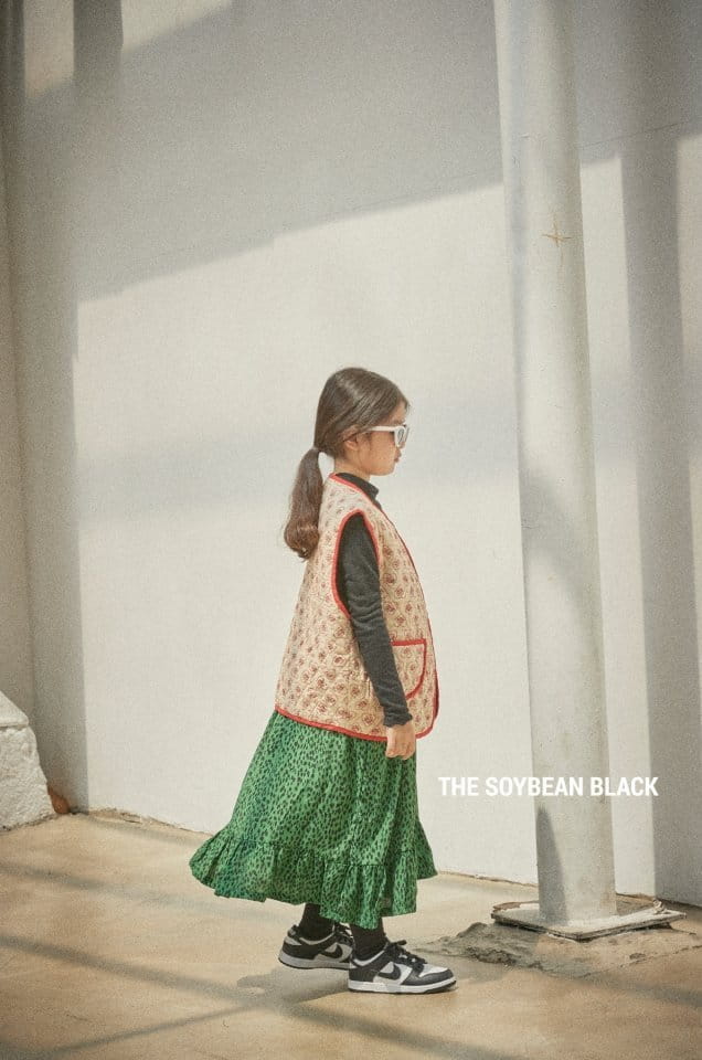 SOYBEAN - Korean Children Fashion - #Kfashion4kids - Loosefit Boxy Quilting Vest - 8