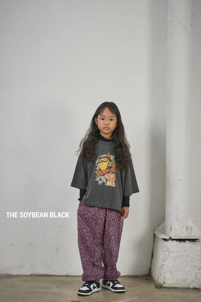 SOYBEAN - Korean Children Fashion - #Kfashion4kids - Cat Vintage Midi Tee