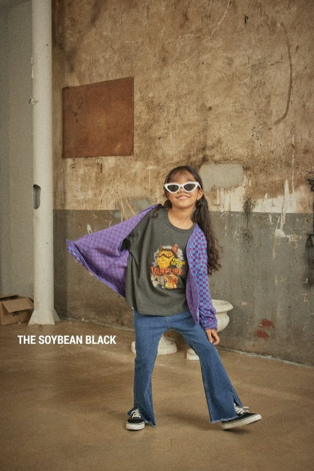 SOYBEAN - Korean Children Fashion - #Kfashion4kids - Cat Vintage Midi Tee - 3
