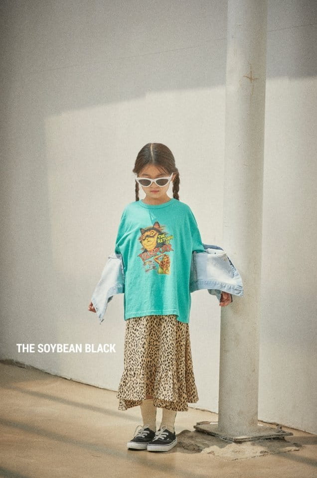 SOYBEAN - Korean Children Fashion - #Kfashion4kids - Cat Vintage Midi Tee - 9