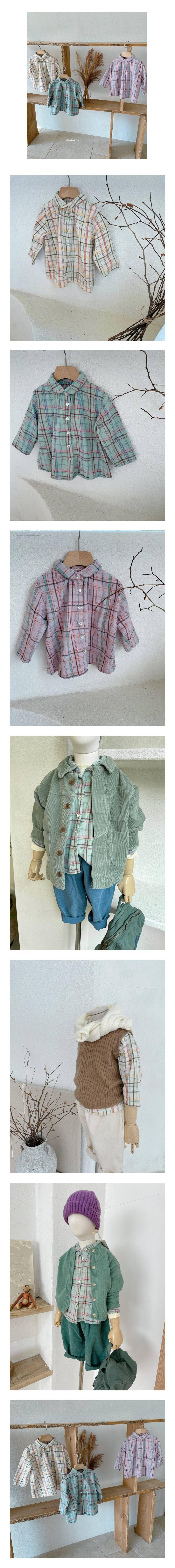 STUDIO M - Korean Children Fashion - #Kfashion4kids - Caramel Shirt