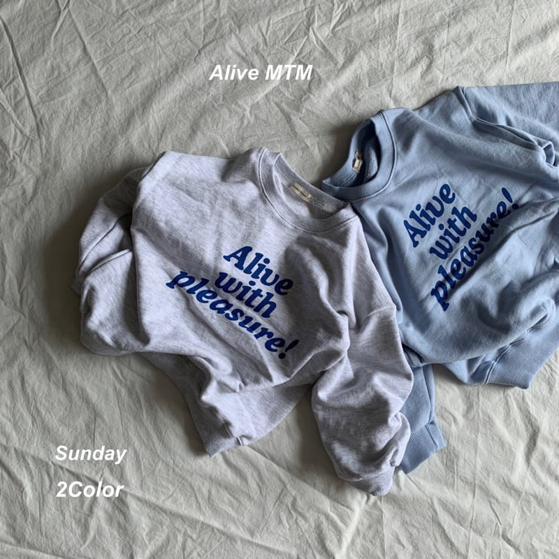 SUNDAY CLOSET - Korean Children Fashion - #Kfashion4kids - Alive Sweatshirt