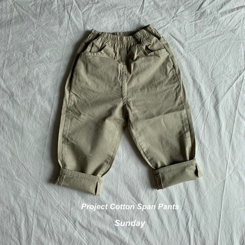 SUNDAY CLOSET - Korean Children Fashion - #Kfashion4kids - Cotton Span Pants - 10
