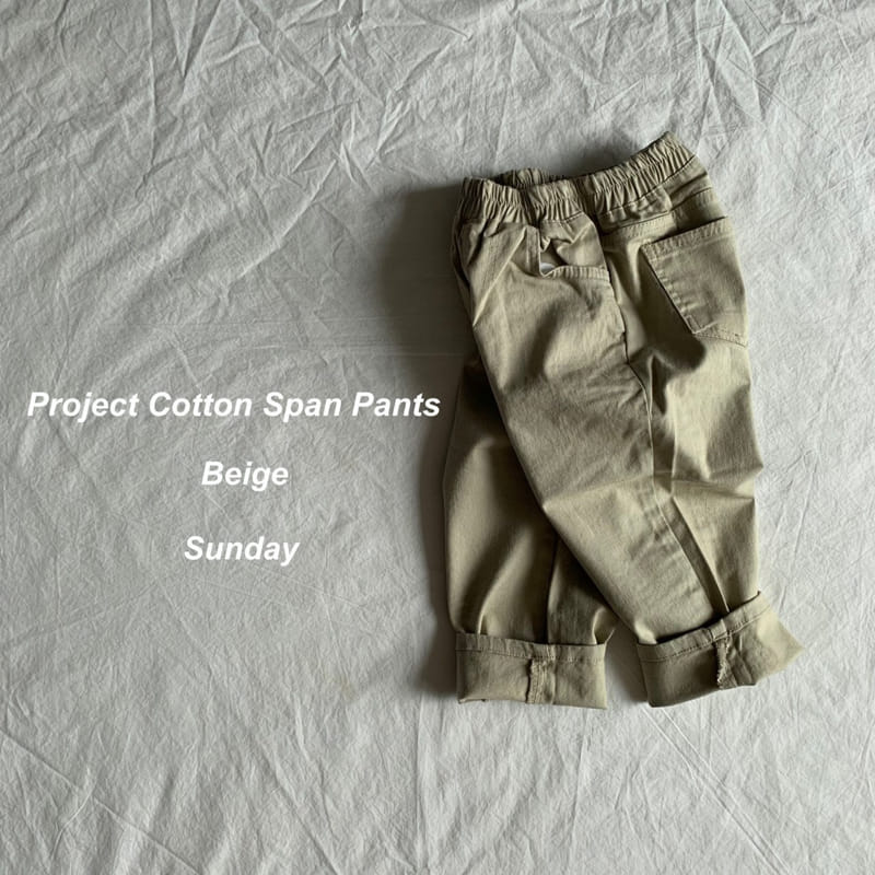 SUNDAY CLOSET - Korean Children Fashion - #Kfashion4kids - Cotton Span Pants - 6