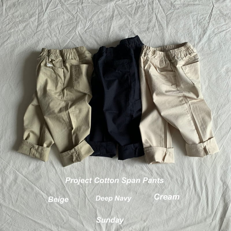 SUNDAY CLOSET - Korean Children Fashion - #Kfashion4kids - Cotton Span Pants - 7