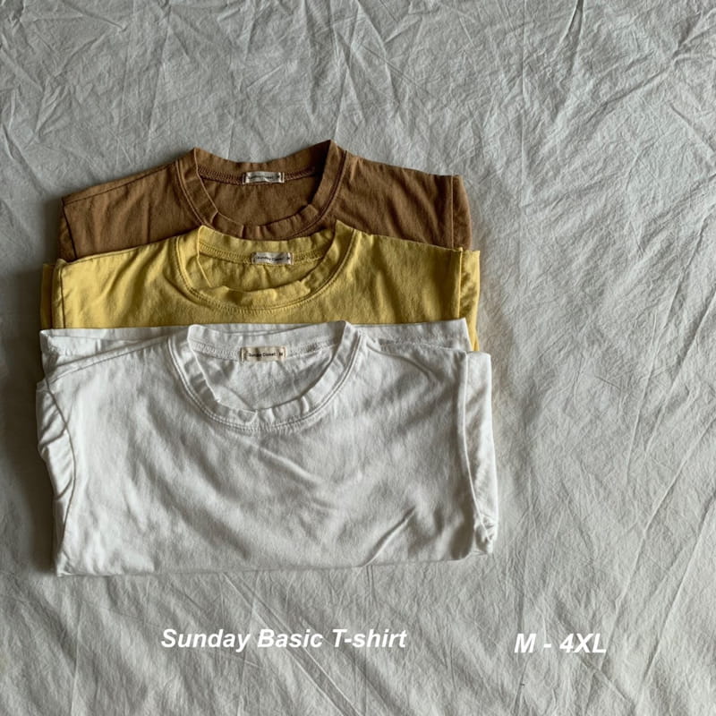 SUNDAY CLOSET - Korean Children Fashion - #Kfashion4kids - Basic Washing Tee - 10