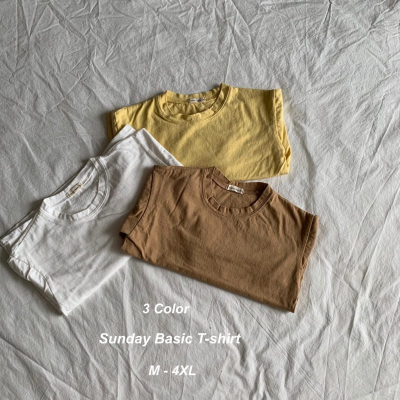 SUNDAY CLOSET - Korean Children Fashion - #Kfashion4kids - Basic Washing Tee - 11