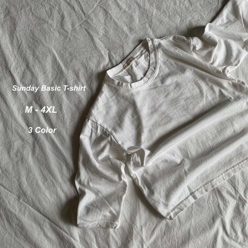SUNDAY CLOSET - Korean Children Fashion - #Kfashion4kids - Basic Washing Tee - 8