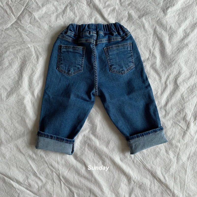 SUNDAY CLOSET - Korean Children Fashion - #Kfashion4kids - Denim Span Pants - 10