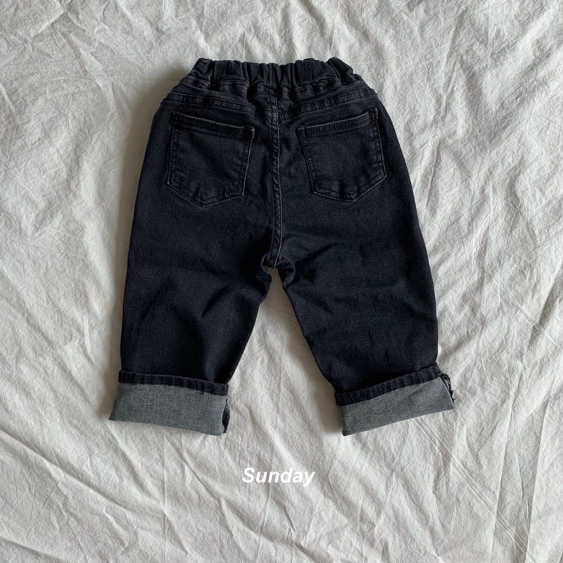 SUNDAY CLOSET - Korean Children Fashion - #Kfashion4kids - Denim Span Pants - 9