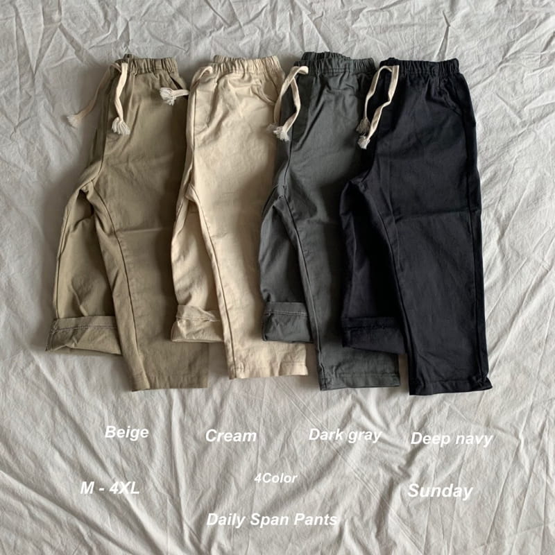 SUNDAY CLOSET - Korean Children Fashion - #Kfashion4kids - Daily Span Pants