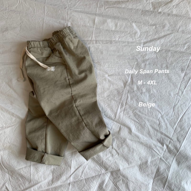SUNDAY CLOSET - Korean Children Fashion - #Kfashion4kids - Daily Span Pants - 4
