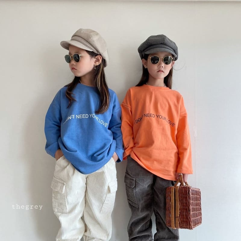 THE GREY - Korean Children Fashion - #Kfashion4kids - Mini Jou Long Tee - 11
