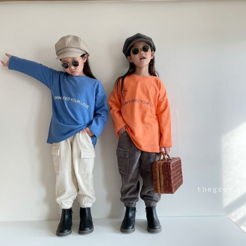 THE GREY - Korean Children Fashion - #Kfashion4kids - Mini Jou Long Tee - 12