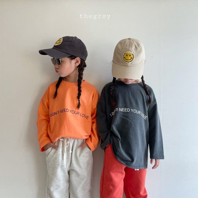 THE GREY - Korean Children Fashion - #Kfashion4kids - Mini Jou Long Tee - 4