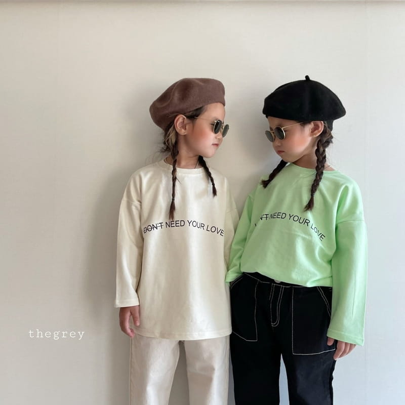 THE GREY - Korean Children Fashion - #Kfashion4kids - Mini Jou Long Tee - 8