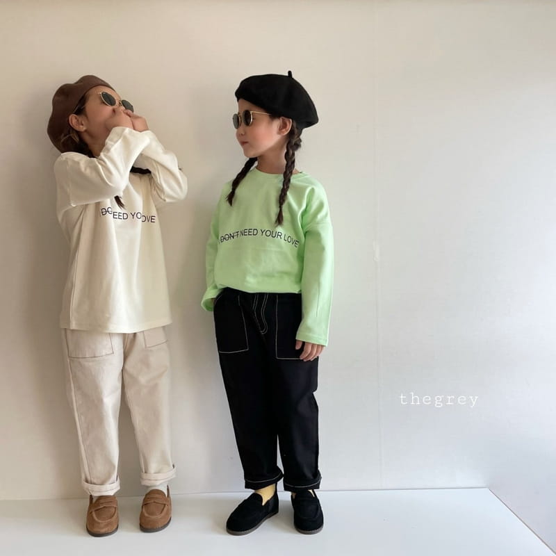 THE GREY - Korean Children Fashion - #Kfashion4kids - Mini Jou Long Tee - 9