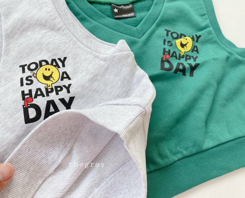 THE GREY - Korean Children Fashion - #Kfashion4kids - Happy Day Vest - 11
