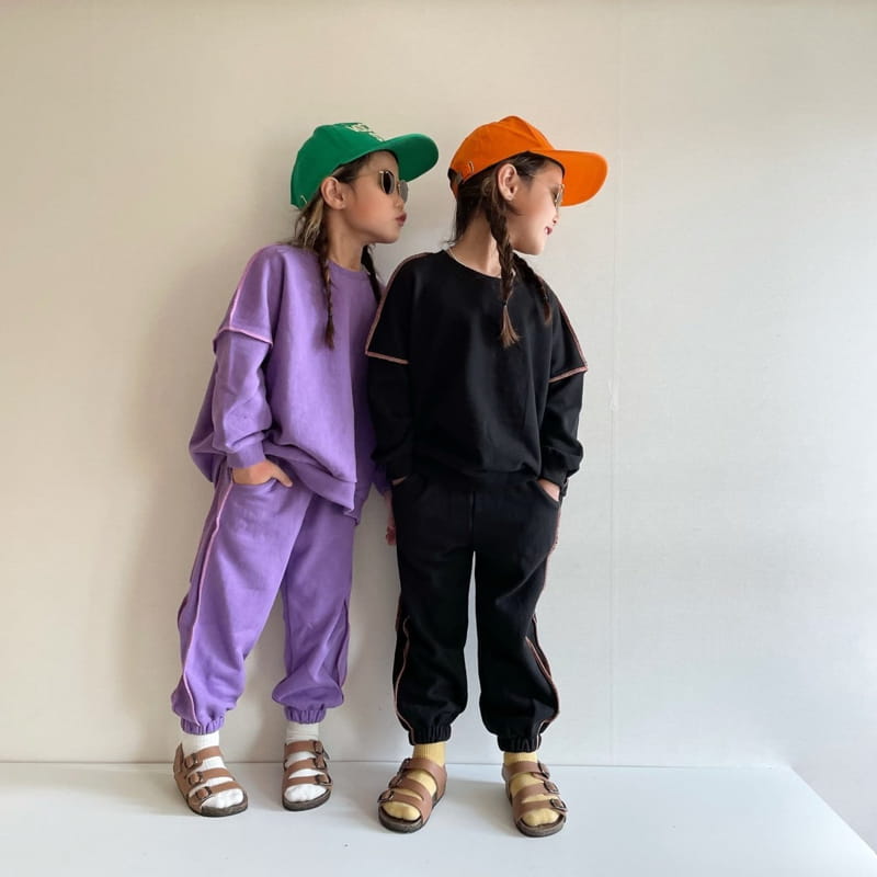THE GREY - Korean Children Fashion - #Kfashion4kids - Reverse Jogger Set - 11