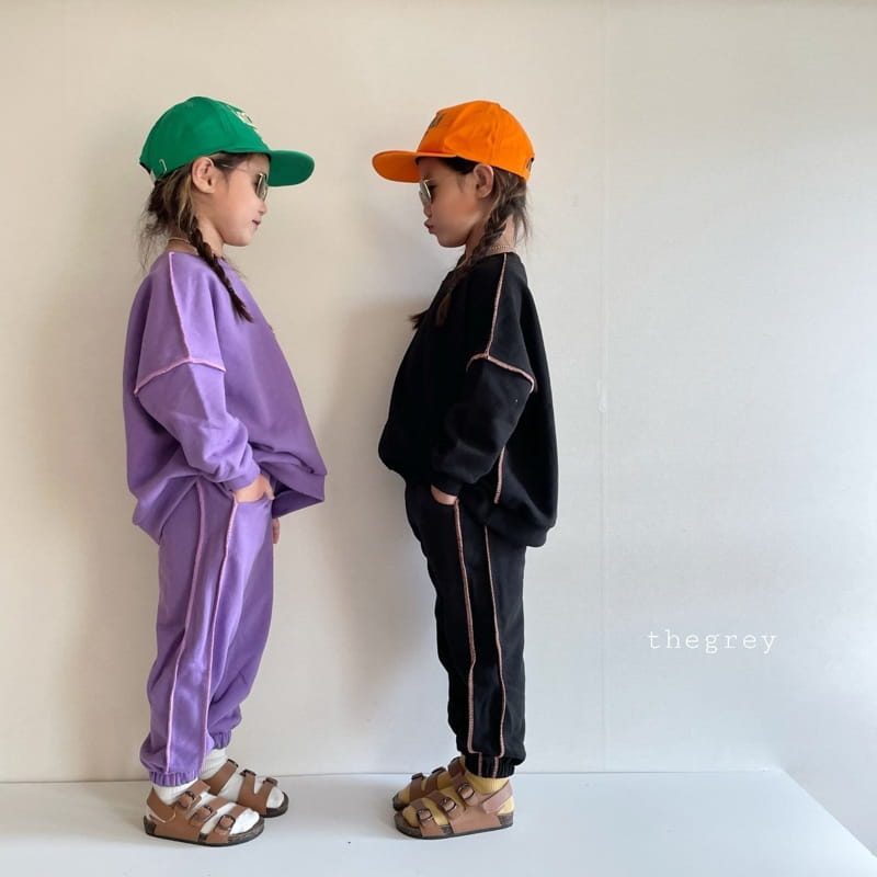 THE GREY - Korean Children Fashion - #Kfashion4kids - Reverse Jogger Set - 5