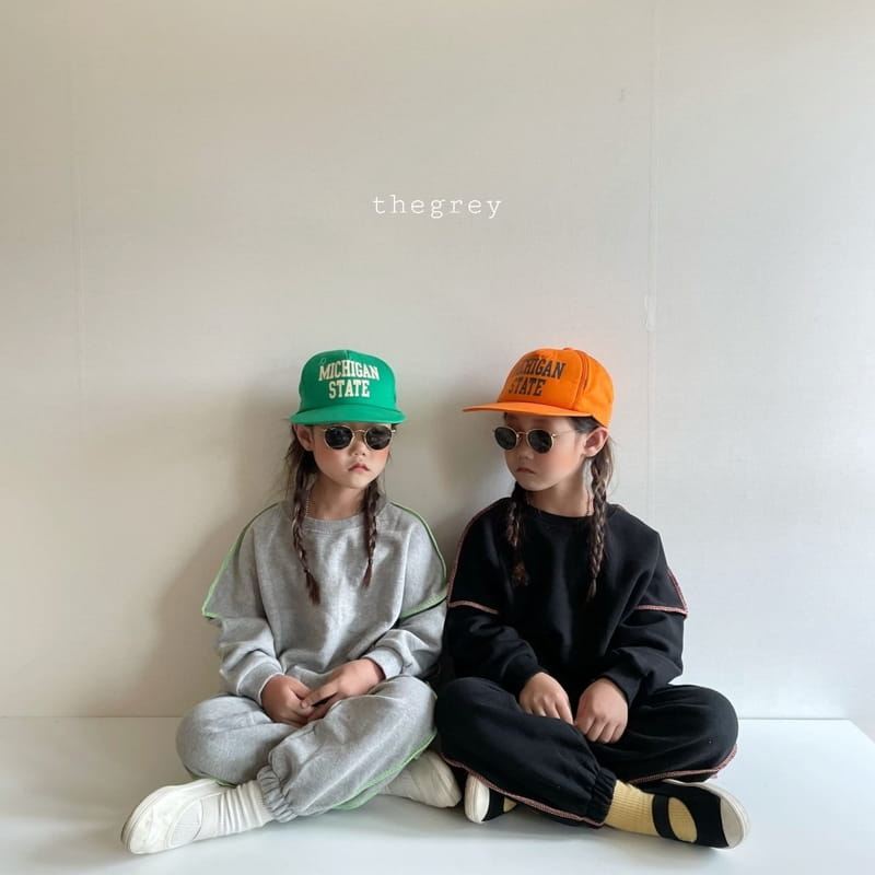 THE GREY - Korean Children Fashion - #Kfashion4kids - Reverse Jogger Set - 9