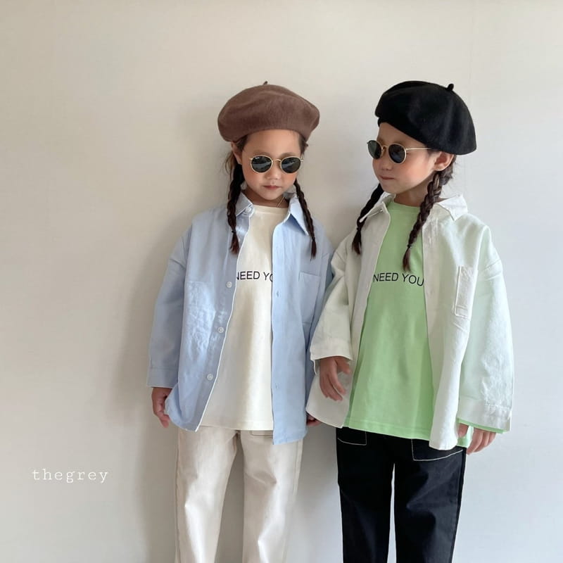 THE GREY - Korean Children Fashion - #Kfashion4kids - Daily Shirt - 10
