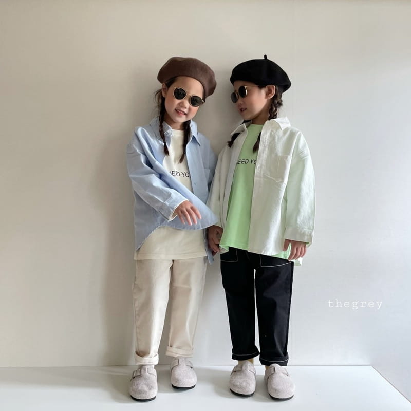 THE GREY - Korean Children Fashion - #Kfashion4kids - Daily Shirt - 11