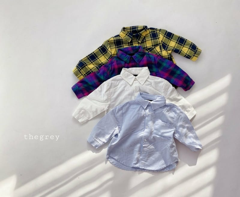THE GREY - Korean Children Fashion - #Kfashion4kids - Daily Shirt - 2