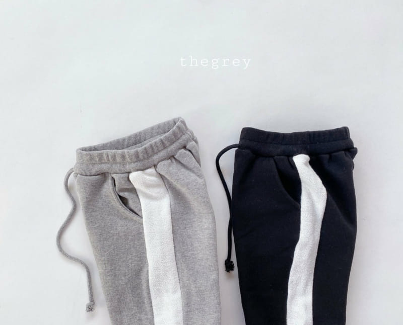 THE GREY - Korean Children Fashion - #Kfashion4kids - Line Training Pants - 11