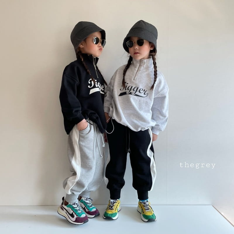 THE GREY - Korean Children Fashion - #Kfashion4kids - Line Training Pants - 6