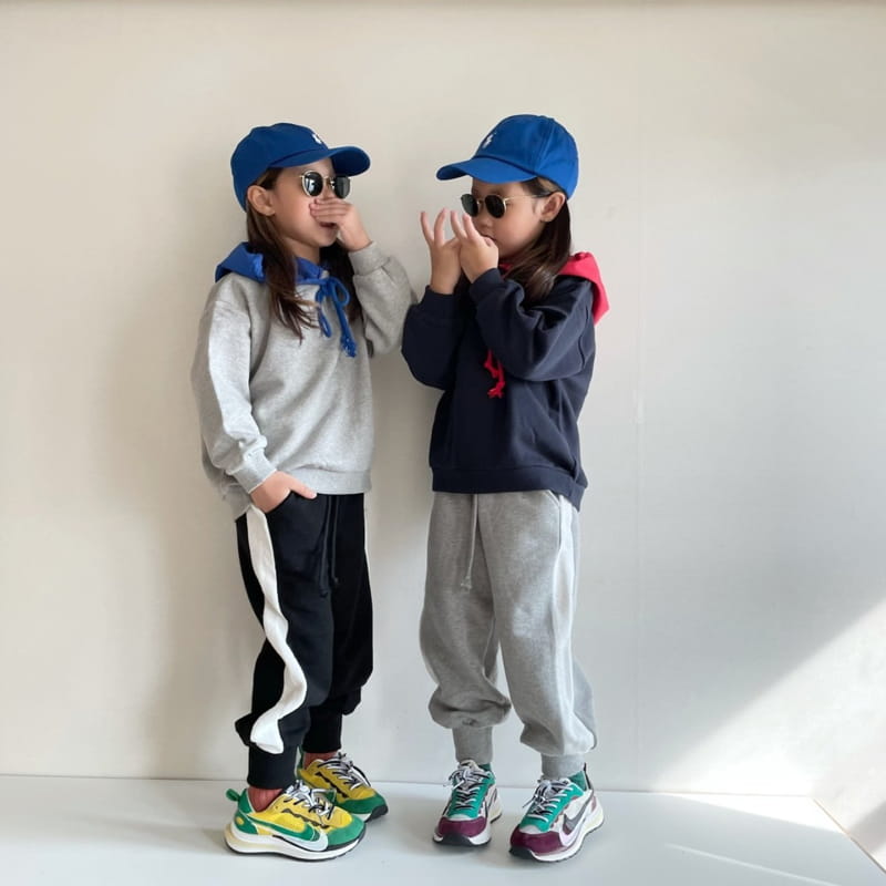 THE GREY - Korean Children Fashion - #Kfashion4kids - Runner Hood Pullover - 10