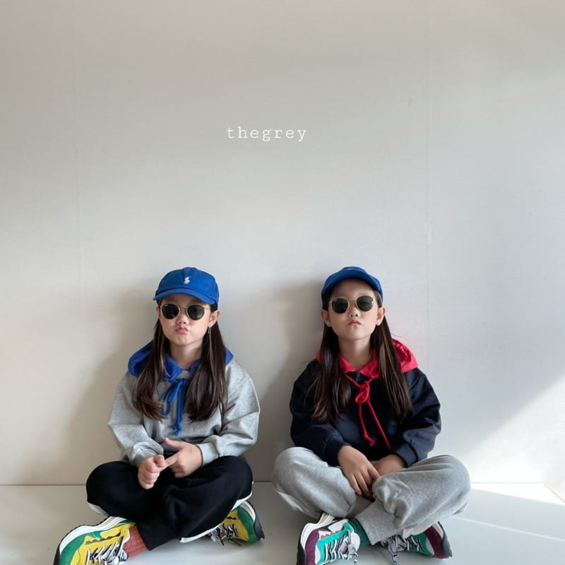 THE GREY - Korean Children Fashion - #Kfashion4kids - Runner Hood Pullover - 2