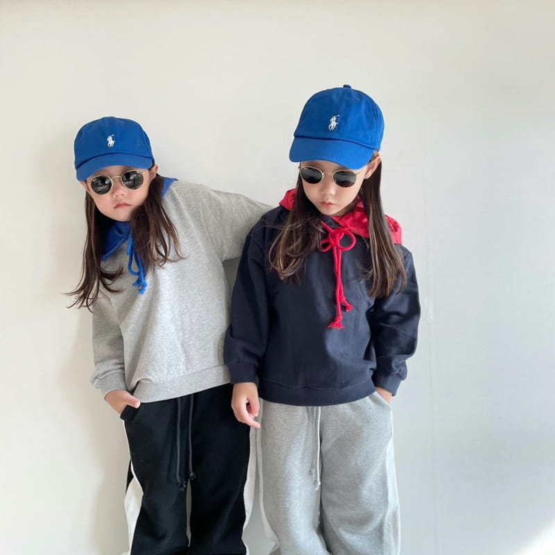 THE GREY - Korean Children Fashion - #Kfashion4kids - Runner Hood Pullover - 3