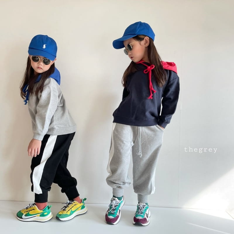 THE GREY - Korean Children Fashion - #Kfashion4kids - Runner Hood Pullover - 4