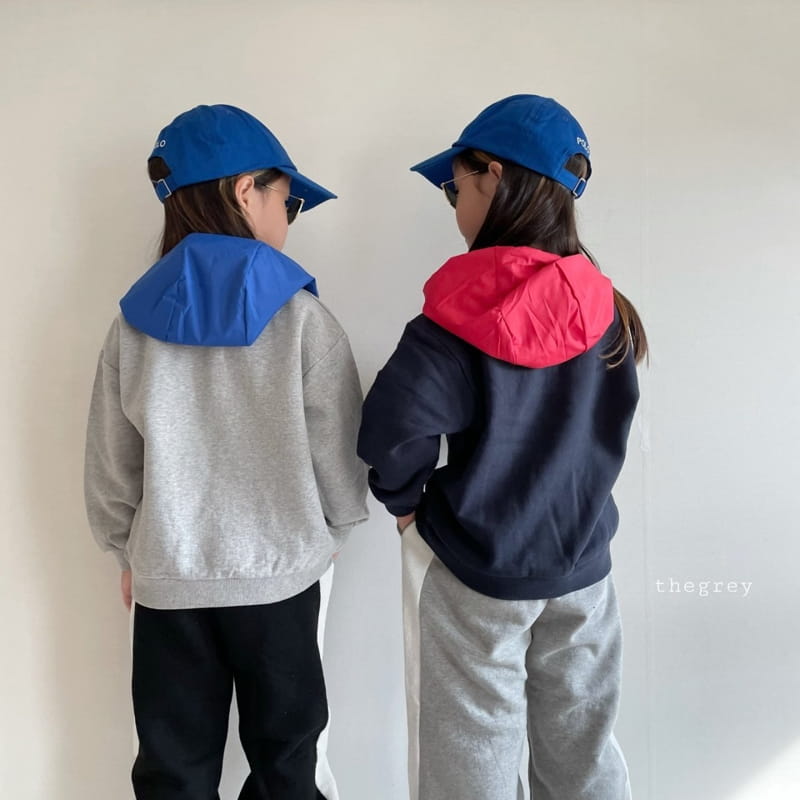 THE GREY - Korean Children Fashion - #Kfashion4kids - Runner Hood Pullover - 7