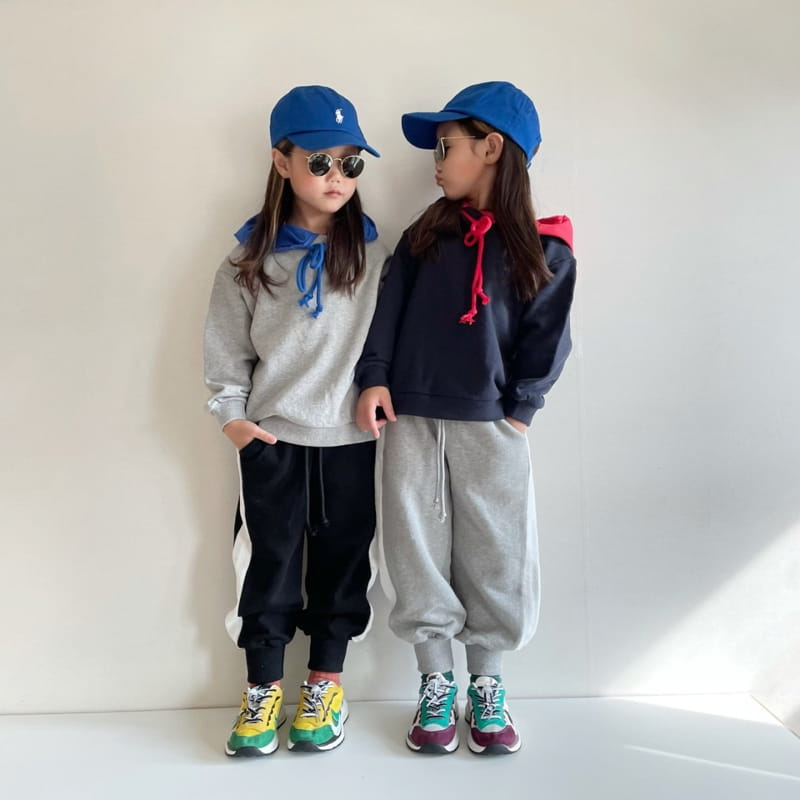 THE GREY - Korean Children Fashion - #Kfashion4kids - Runner Hood Pullover - 9