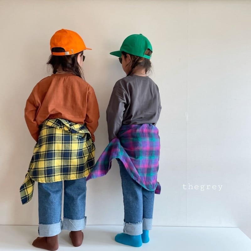 THE GREY - Korean Children Fashion - #Kfashion4kids - Roll-up Jeans - 10