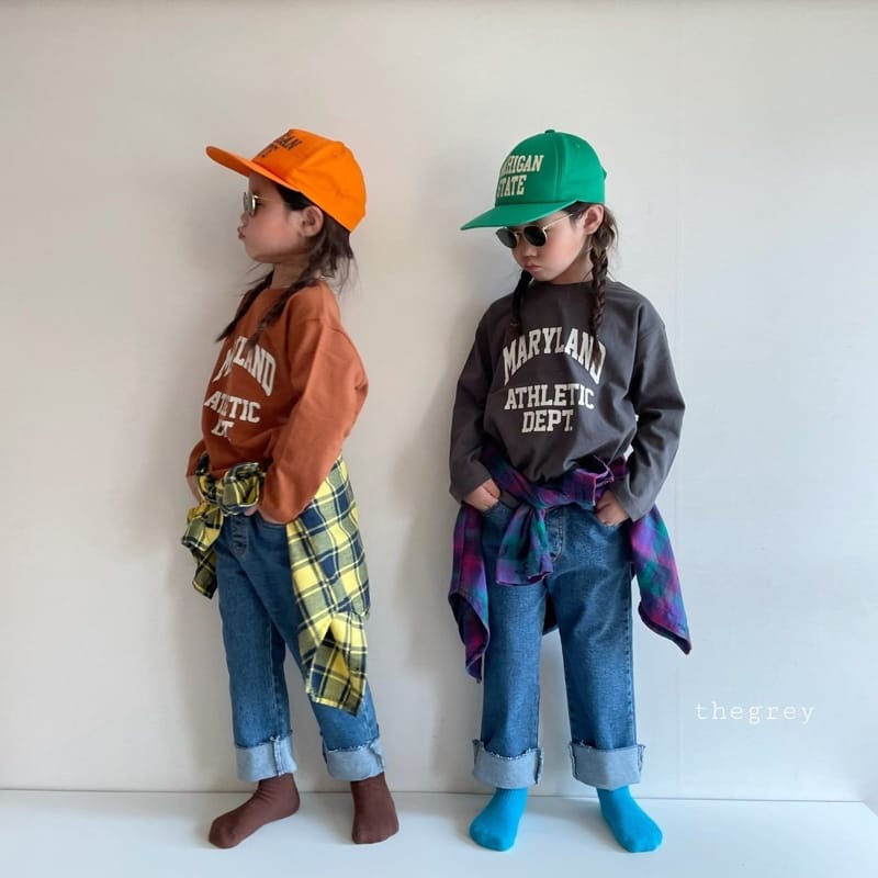 THE GREY - Korean Children Fashion - #Kfashion4kids - Roll-up Jeans - 9