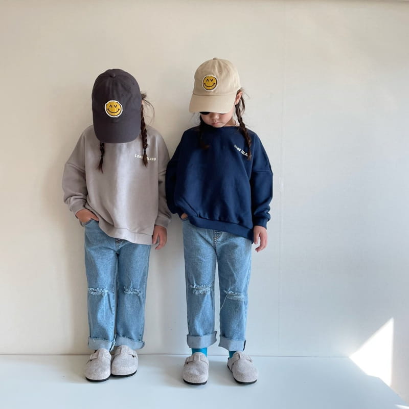 THE GREY - Korean Children Fashion - #Kfashion4kids - Knee Damage Jeans - 6