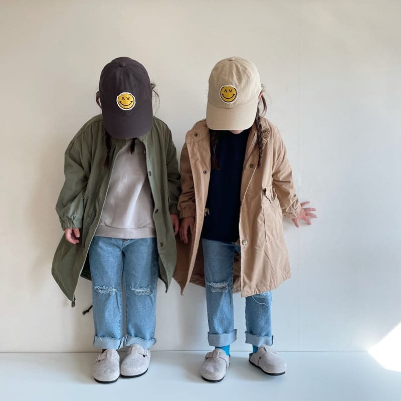 THE GREY - Korean Children Fashion - #Kfashion4kids - Knee Damage Jeans - 8
