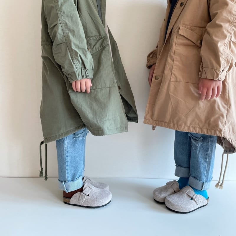 THE GREY - Korean Children Fashion - #Kfashion4kids - Knee Damage Jeans - 9