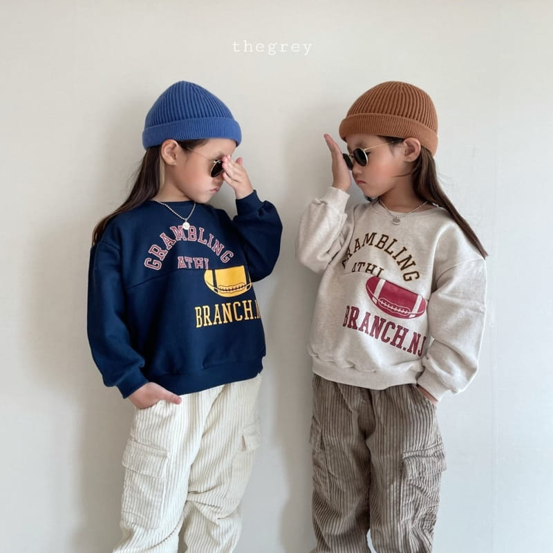 THE GREY - Korean Children Fashion - #Kfashion4kids - Half Half Sweatshirt